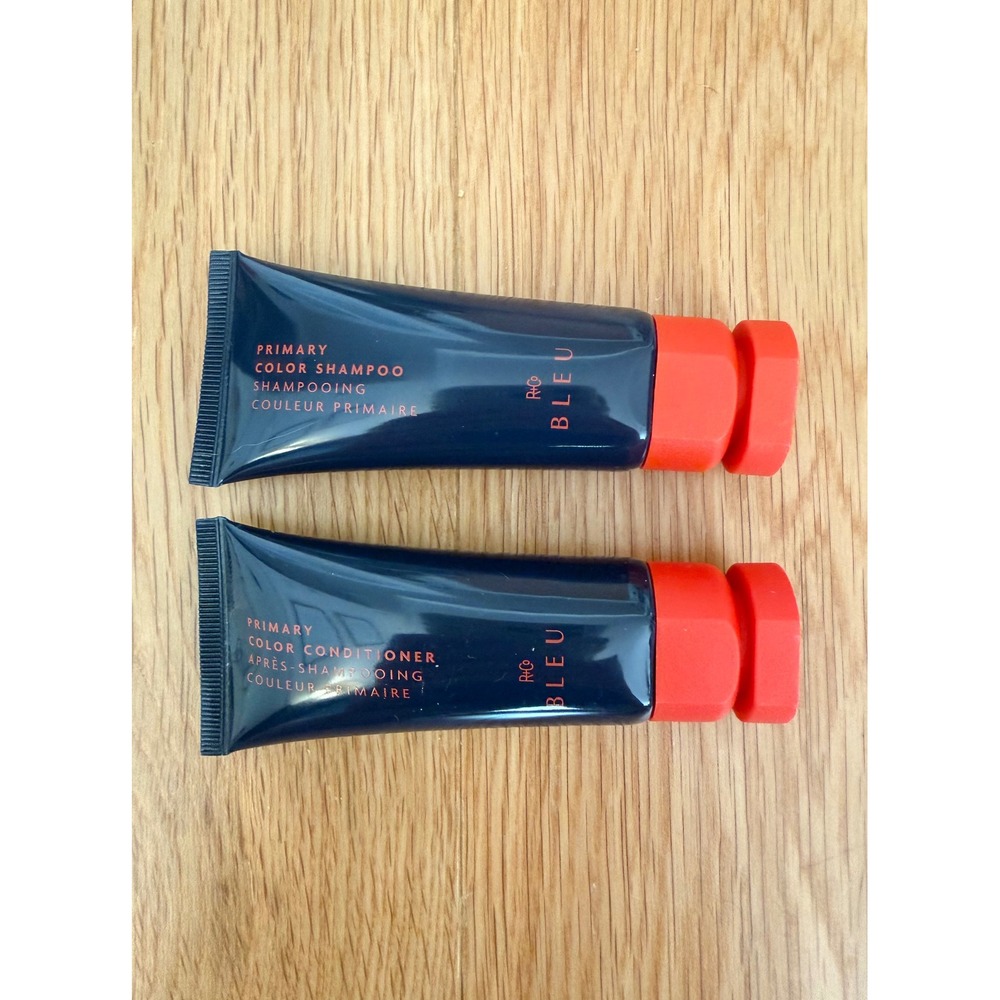 R+Co Bleu Primary Color Travel Size Shampoo & Conditioner Set